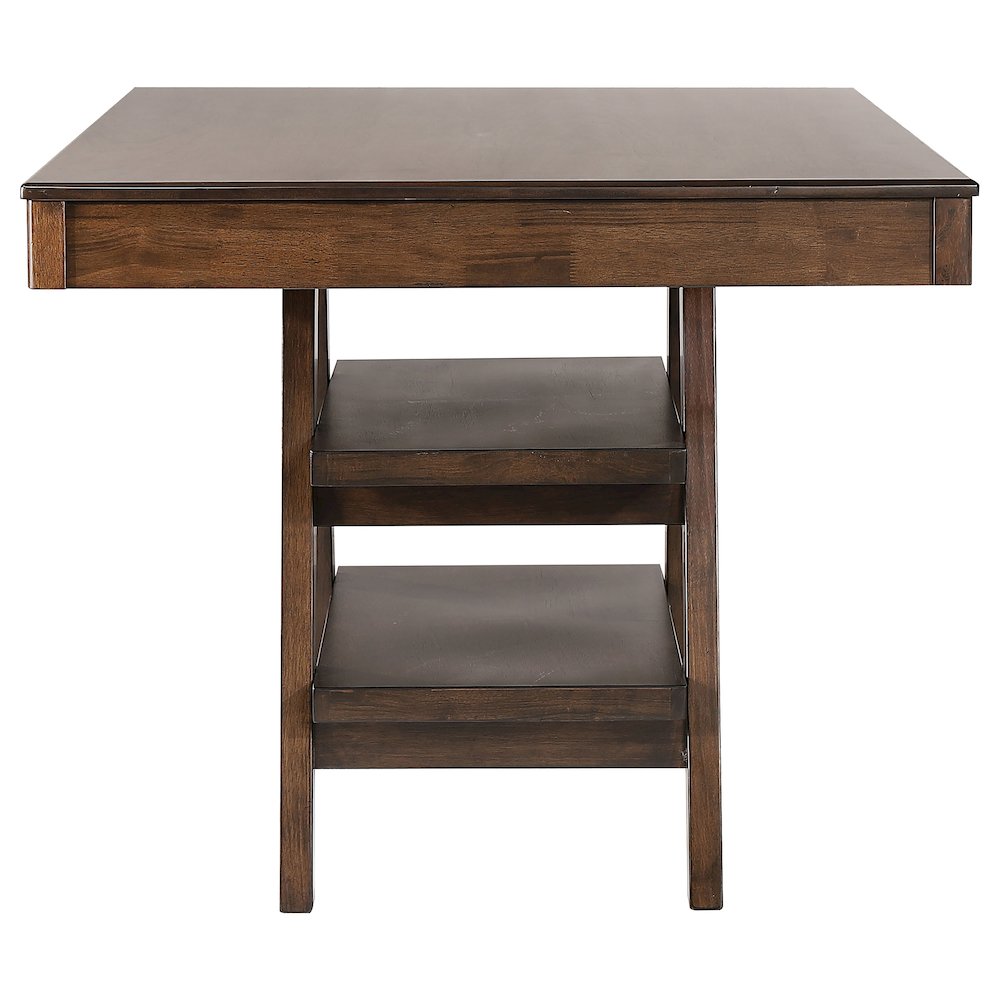 Dewey 5-piece Rectangular Dining Table Set Walnut. Picture 4