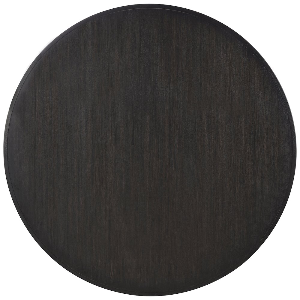 Leandro 60-inch Round Dining Table Burnished Black. Picture 4