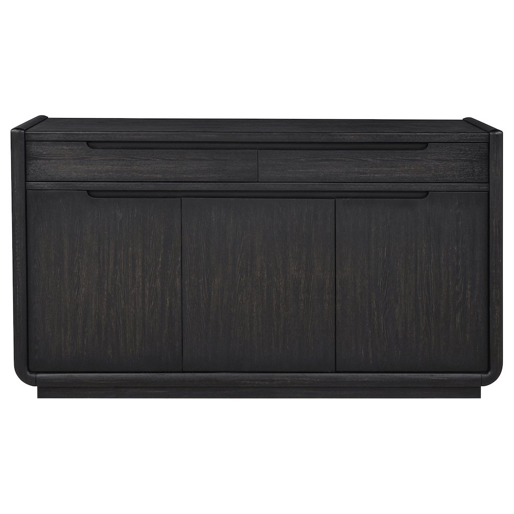 Leandro 2-drawer Dining Sideboard Server Burnished Black. Picture 2