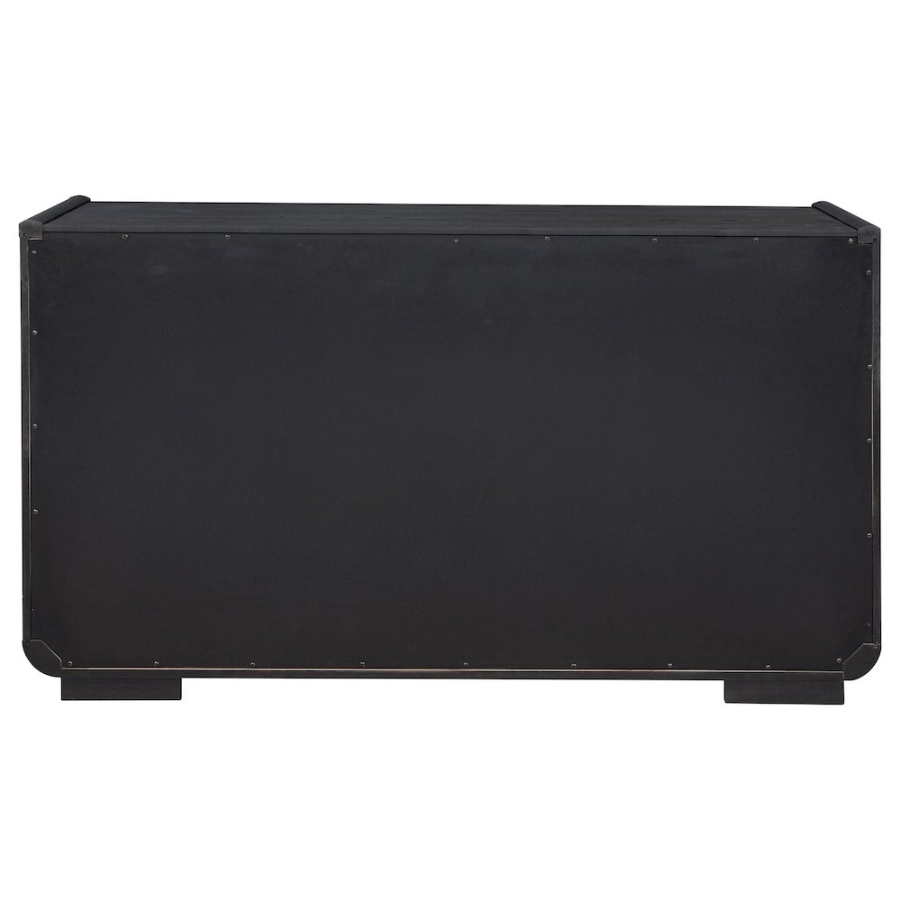 Leandro 2-drawer Dining Sideboard Server Burnished Black. Picture 6