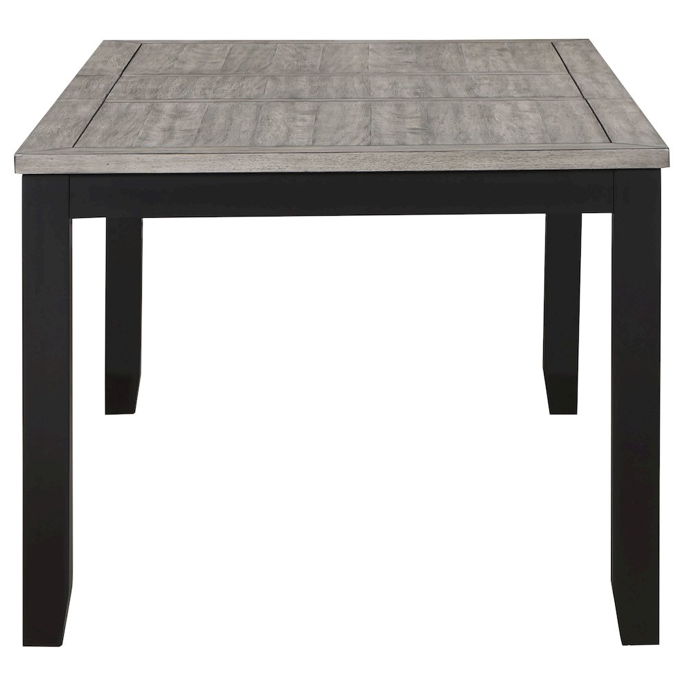 Elodie 7-piece Rectangular Extension Leaf Dining Set Black. Picture 5