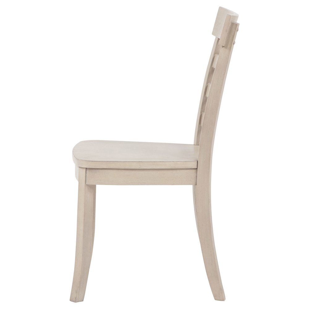 Orrison Ladder Back Dining Side Chair Linen (Set of 2). Picture 3