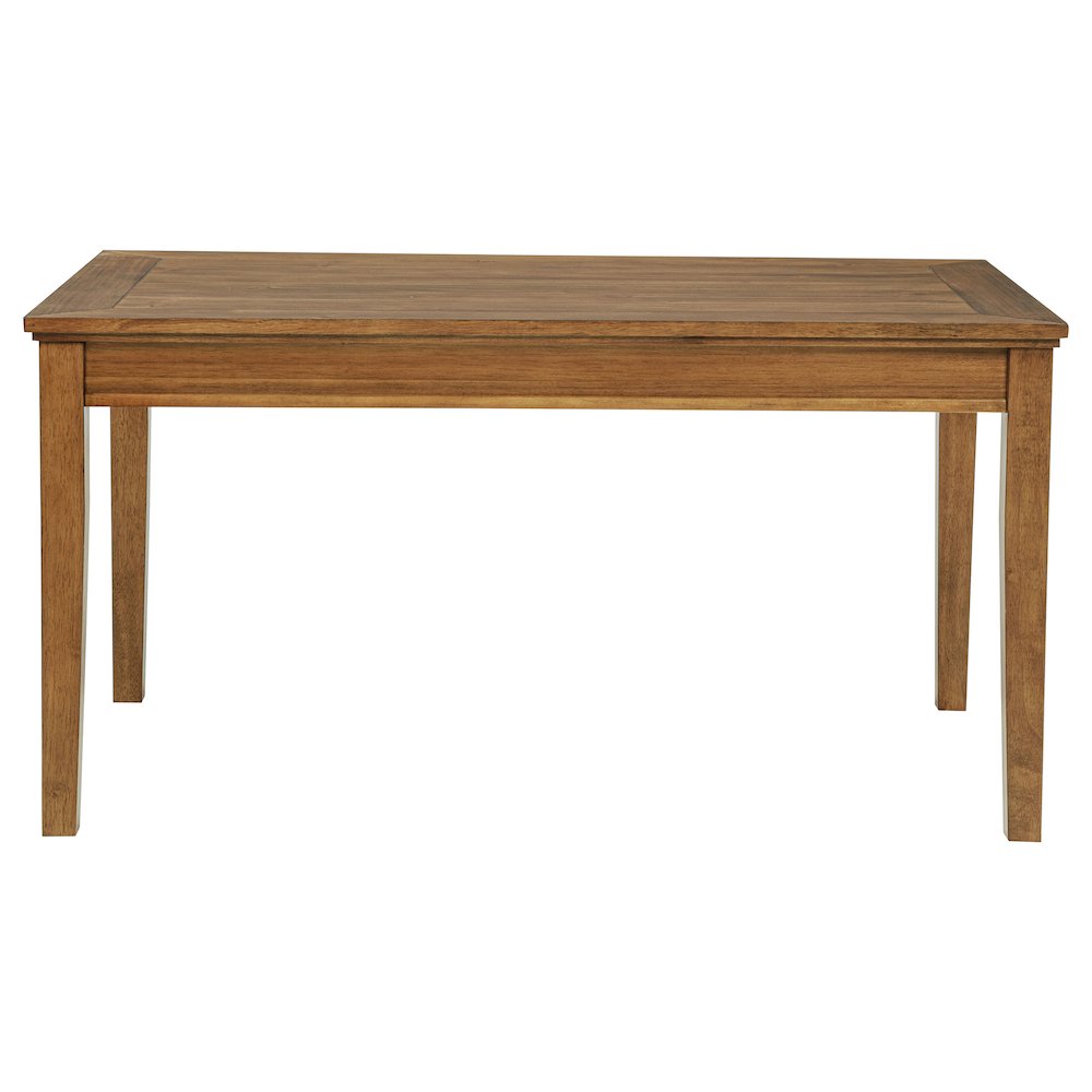 Atwood Rectangular Wood Dining Table Warm Brown. Picture 3