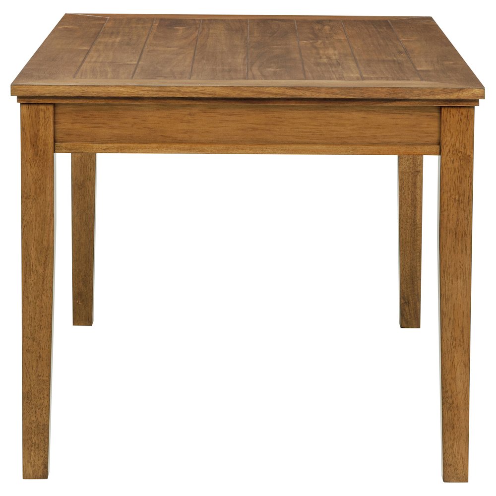 Atwood Rectangular Wood Dining Table Warm Brown. Picture 5