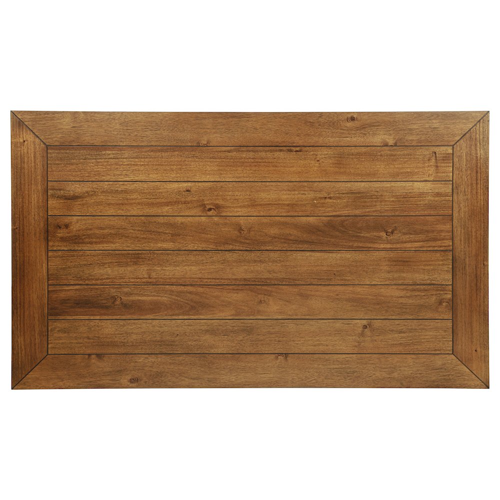 Atwood Rectangular Wood Dining Table Warm Brown. Picture 6
