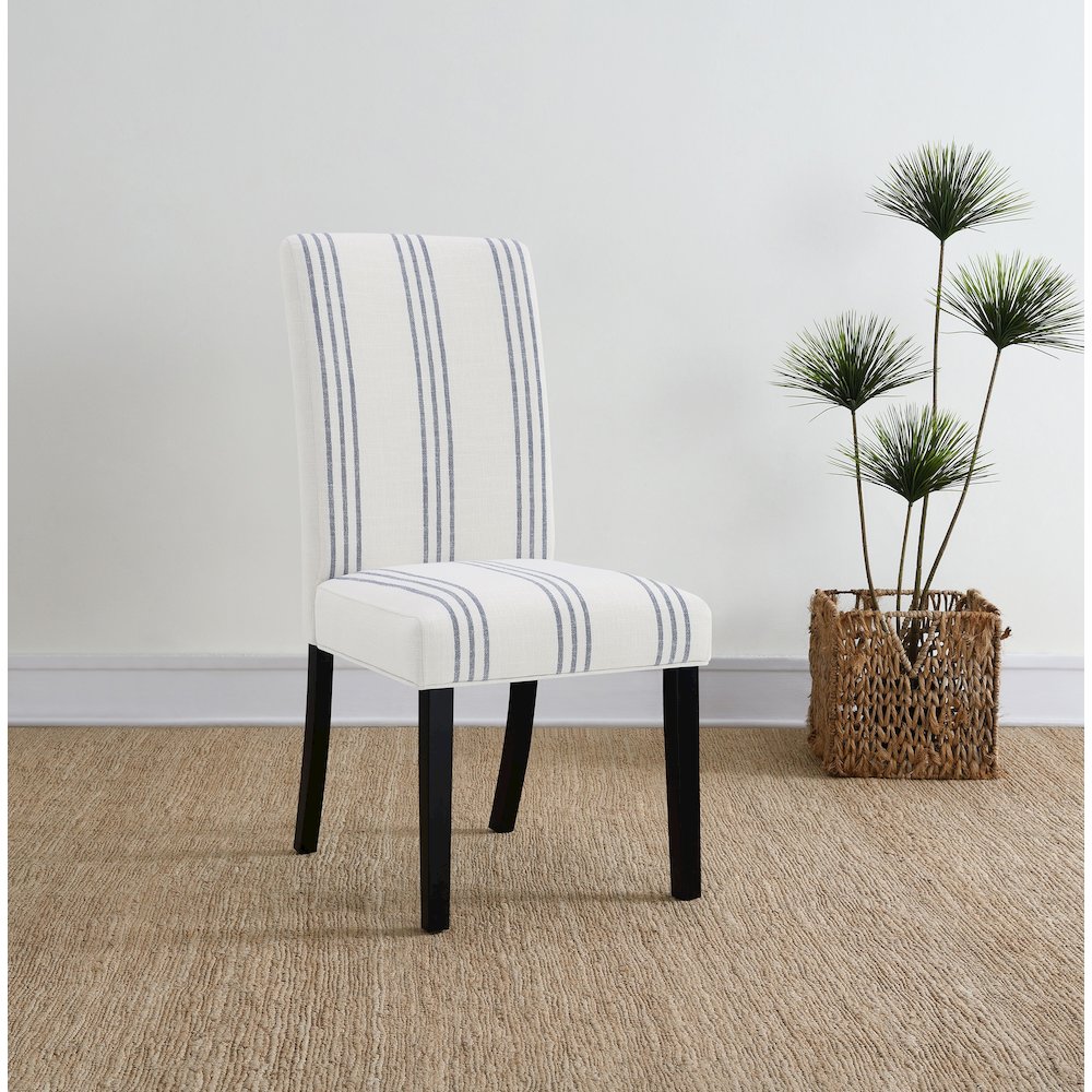 Herran Upholstered Dining Side Chair Beige (Set of 2). Picture 2