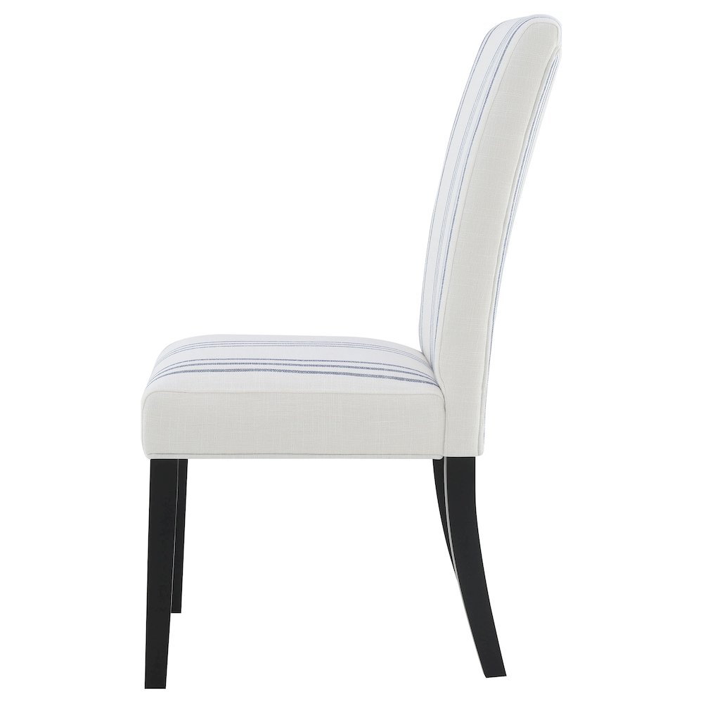 Herran Upholstered Dining Side Chair Beige (Set of 2). Picture 5