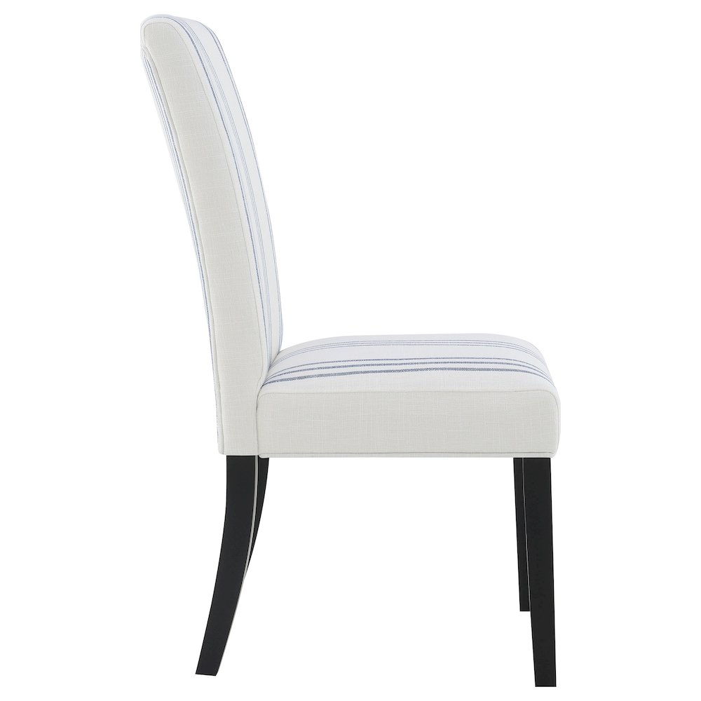 Herran Upholstered Dining Side Chair Beige (Set of 2). Picture 8