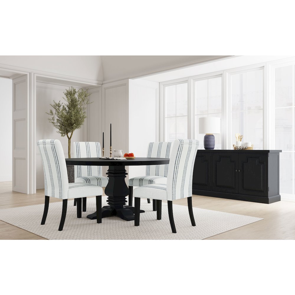Herran Upholstered Dining Side Chair Beige (Set of 2). Picture 11