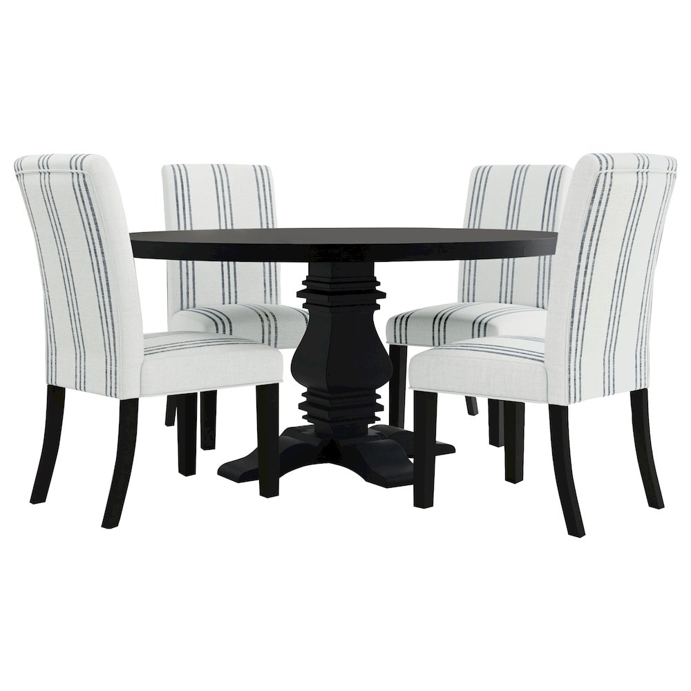 Herran Upholstered Dining Side Chair Beige (Set of 2). Picture 12