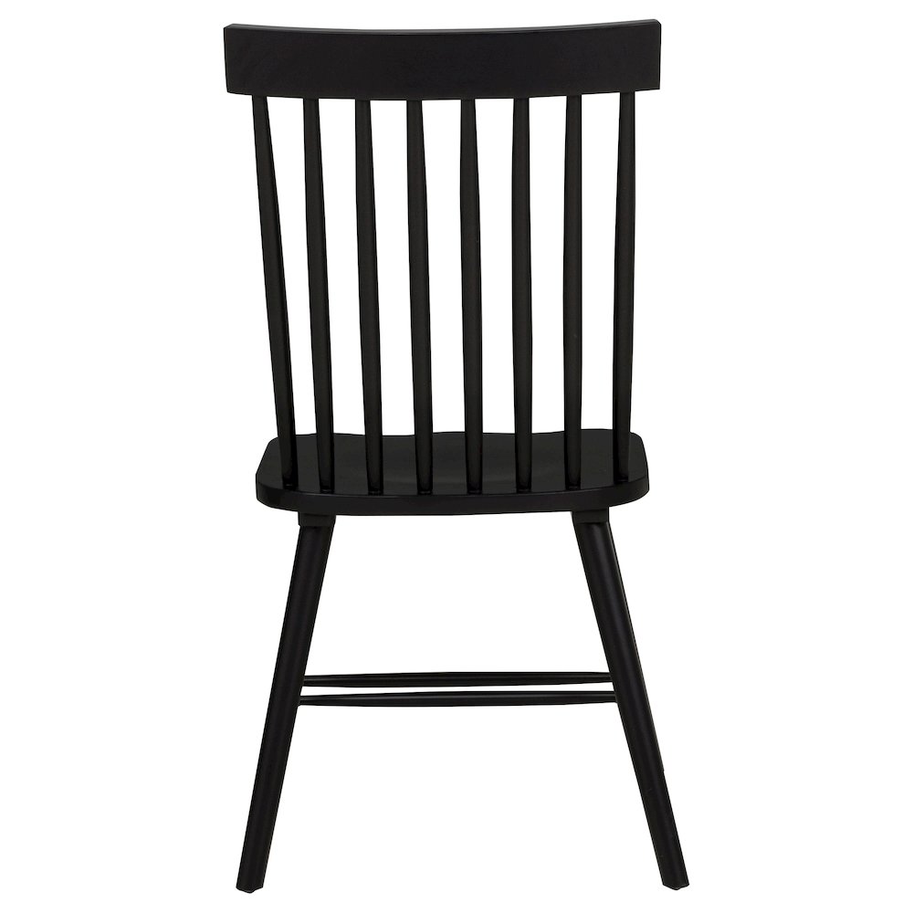 Andrews 5-piece Round Dining Table Set Light Ash and Black. Picture 7