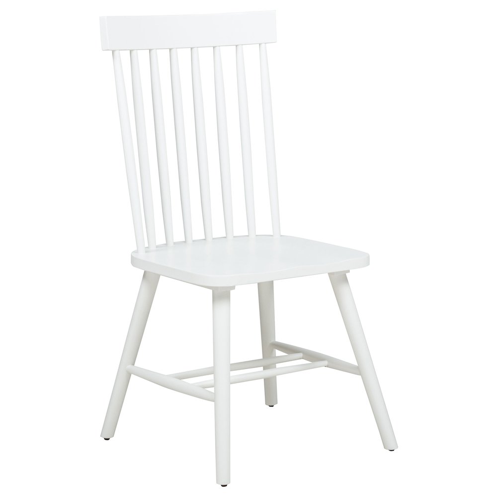 Andrews 5-piece Round Dining Table Set Light Ash and White. Picture 6