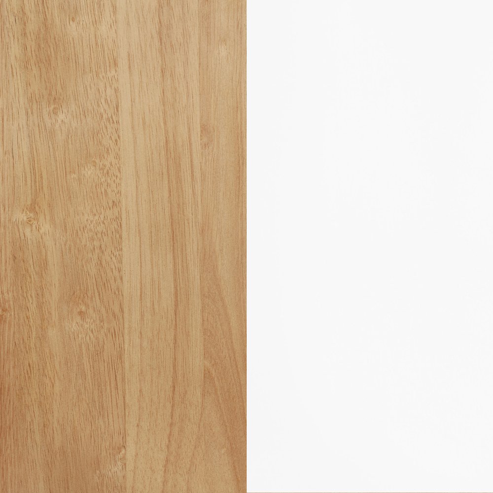 Andrews 66-inch Rectangular Dining Table Light Ash and White. Picture 9
