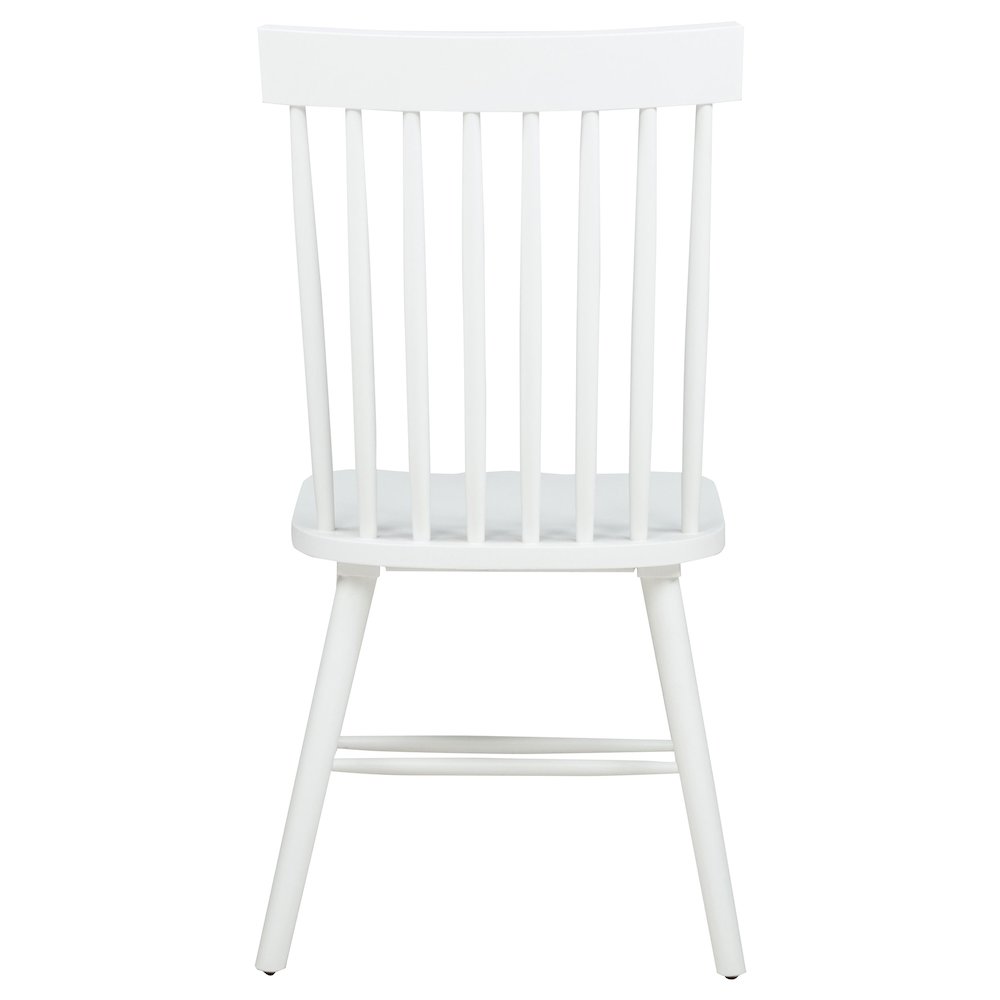 Andrews Windsor Spindle Back Dining Side Chair White. Picture 8
