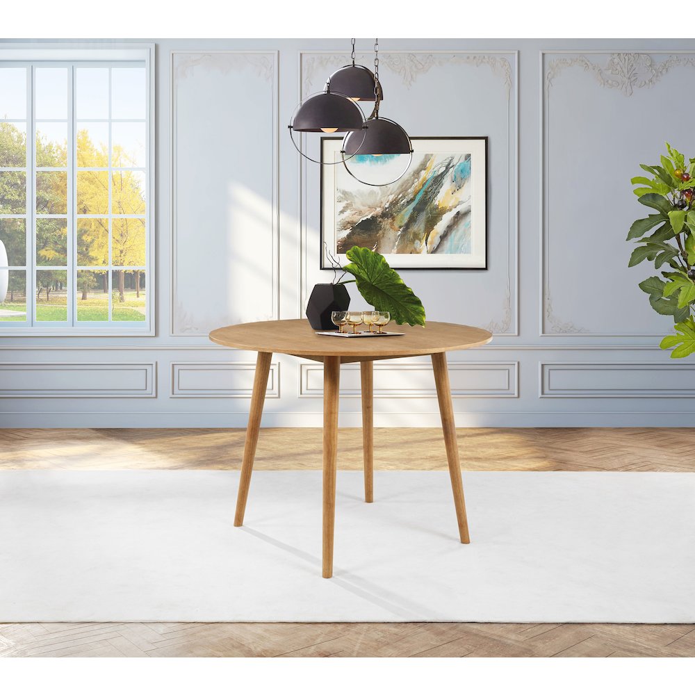 Andrews 48-inch Round Counter Height Dining Table Light Ash. Picture 2