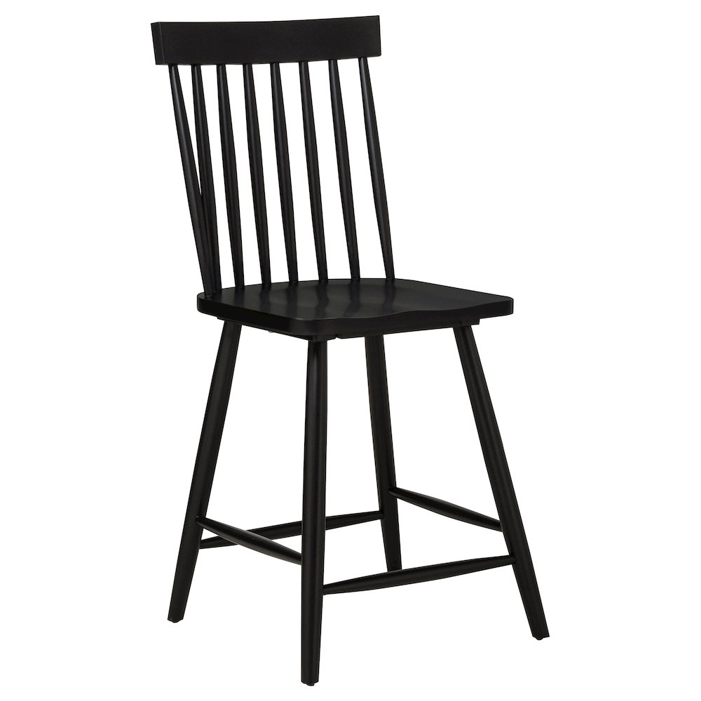 Andrews 5-piece Round Counter Dining Set Light Ash and Black. Picture 6