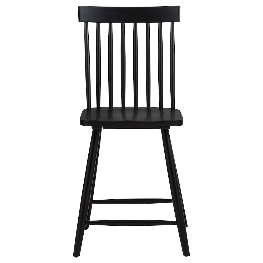 Andrews 5-piece Round Counter Dining Set Light Ash and Black. Picture 7