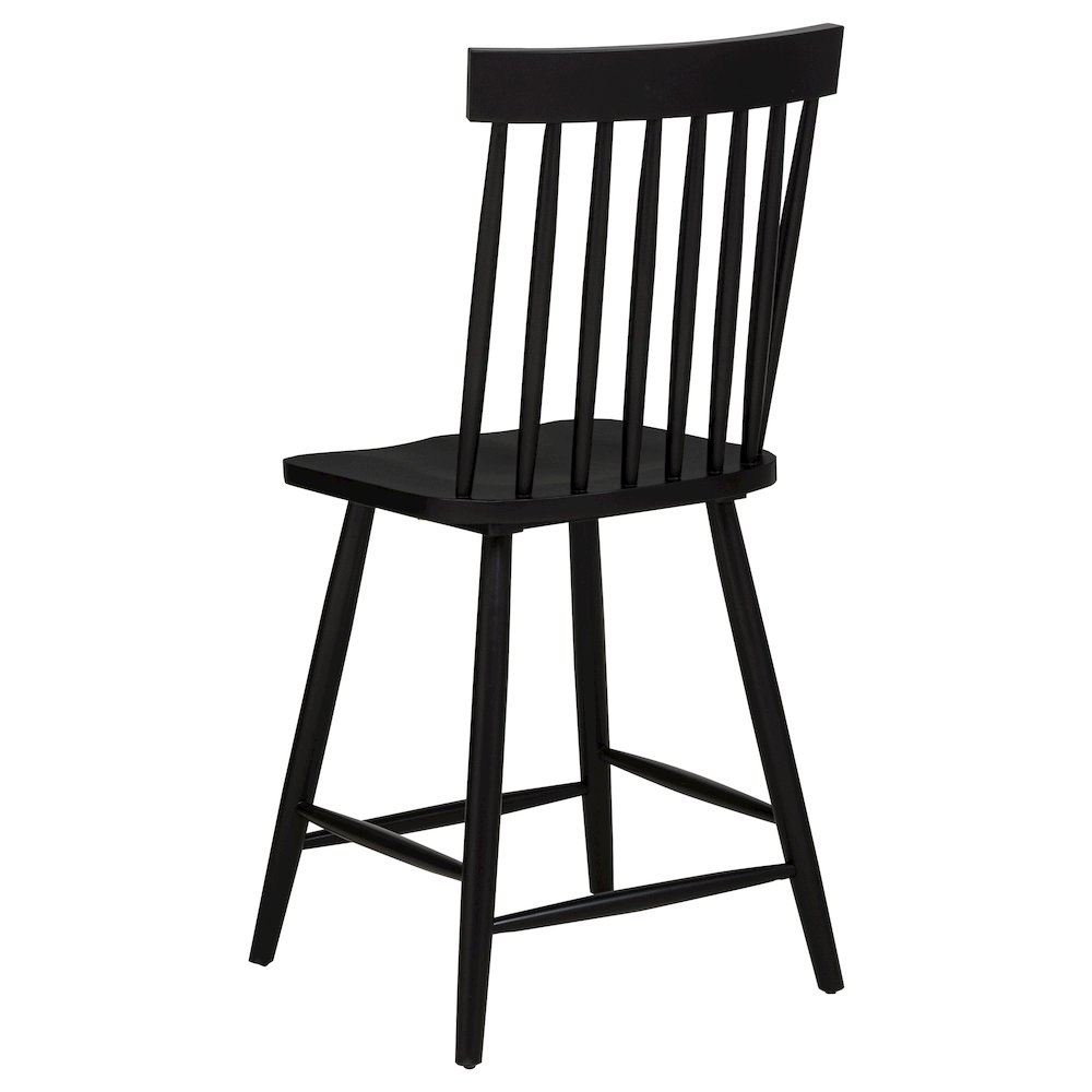 Andrews 5-piece Round Counter Dining Set Light Ash and Black. Picture 8