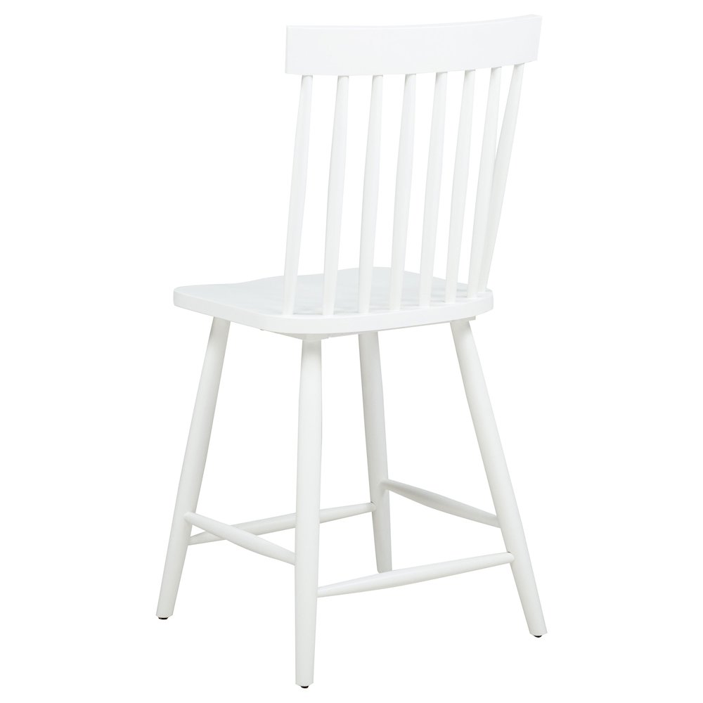 Andrews 5-piece Round Counter Dining Set Light Ash and White. Picture 8