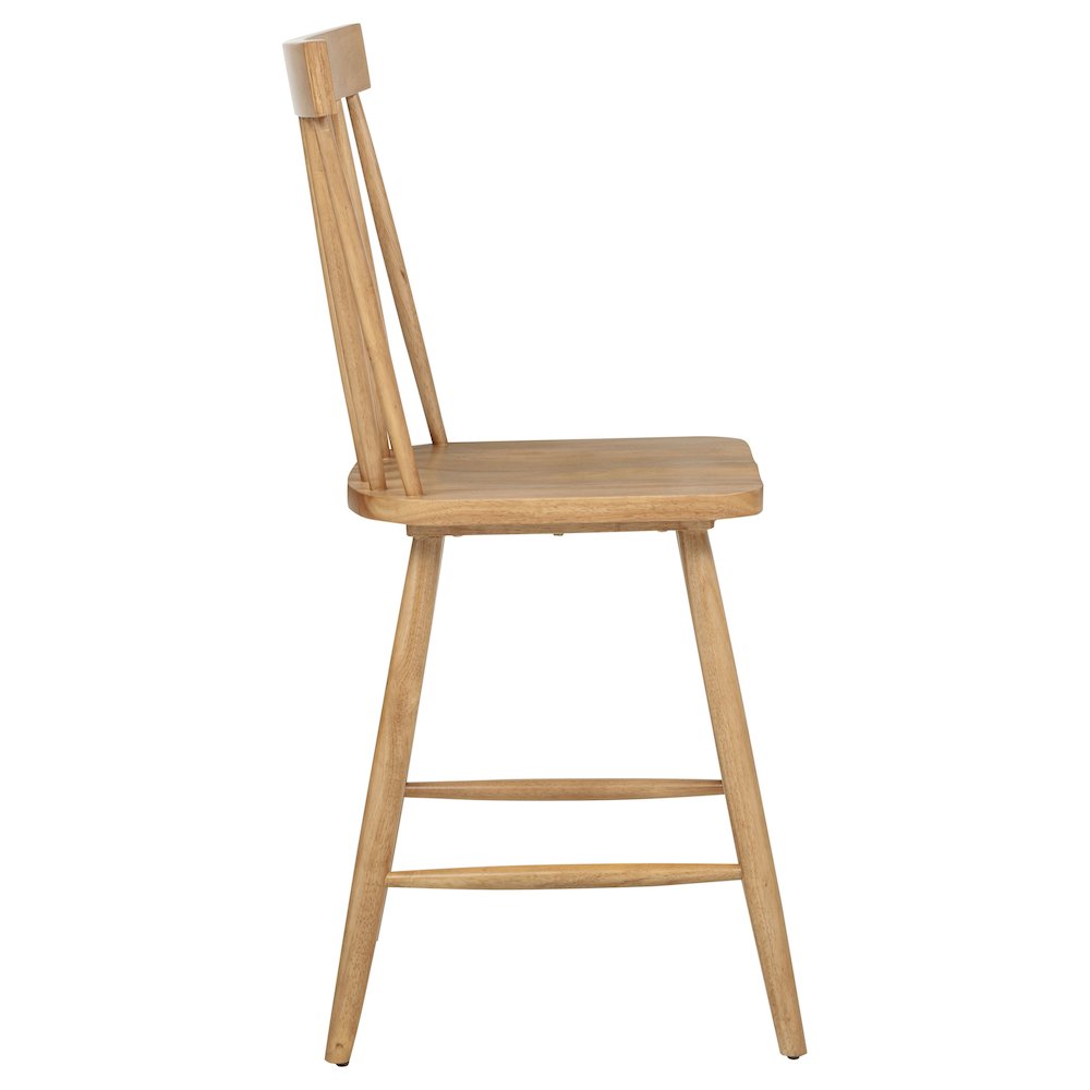 Andrews Windsor Counter Height Dining Side Chair Light Ash. Picture 10