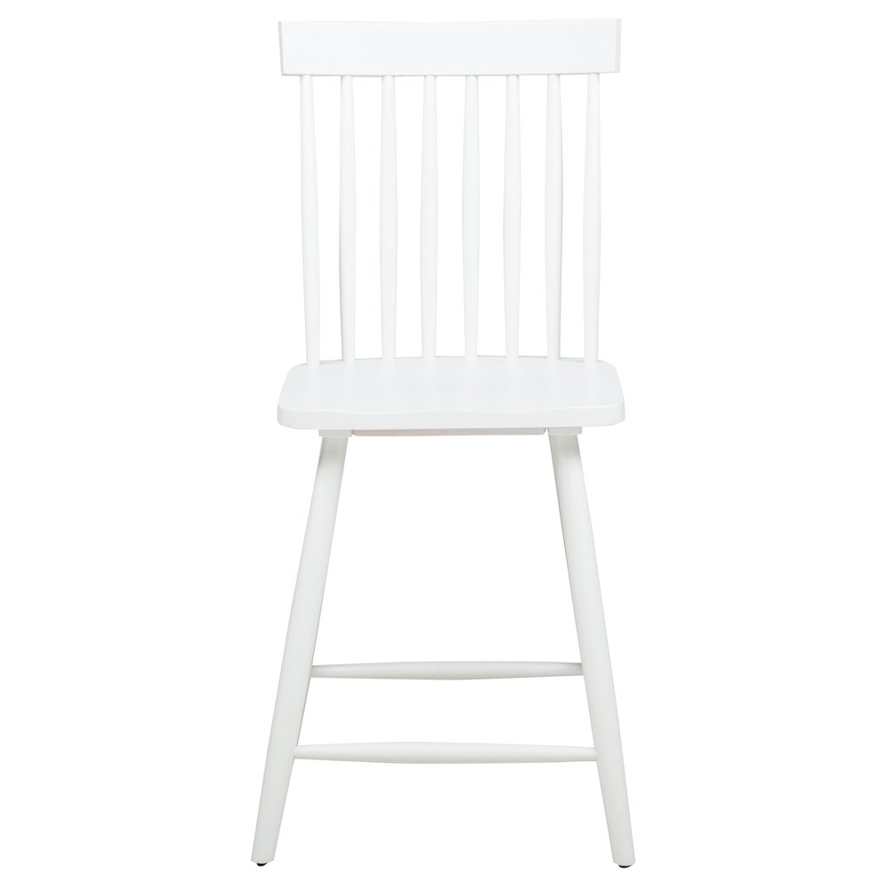 Andrews Windsor Counter Height Dining Side Chair White. Picture 4