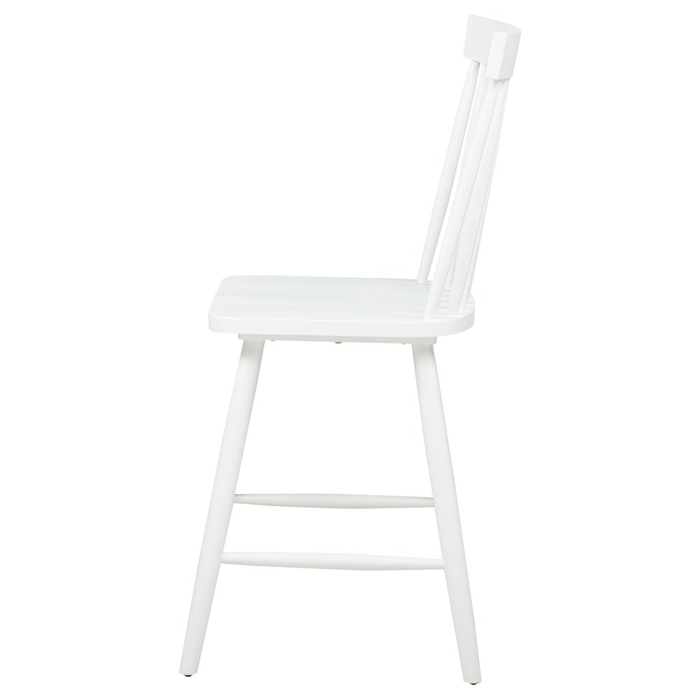 Andrews Windsor Counter Height Dining Side Chair White. Picture 6