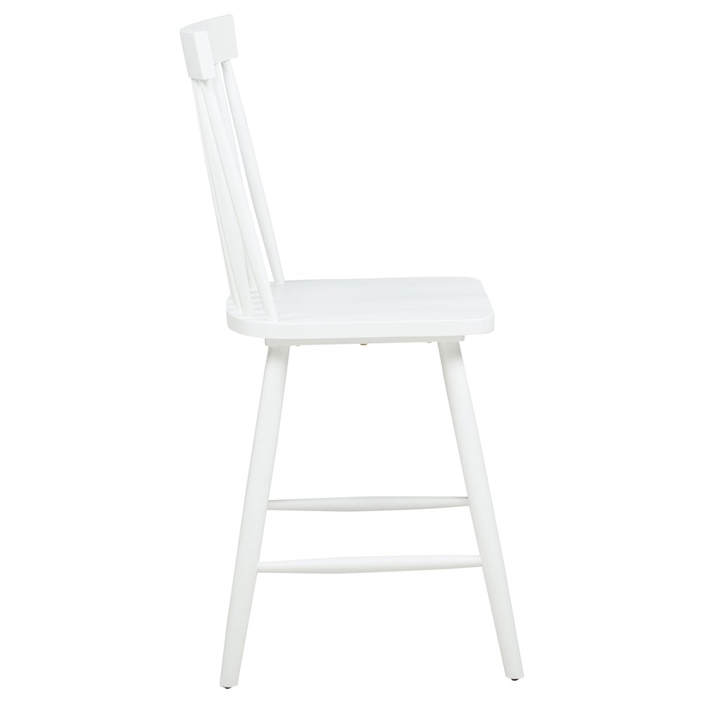 Andrews Windsor Counter Height Dining Side Chair White. Picture 10