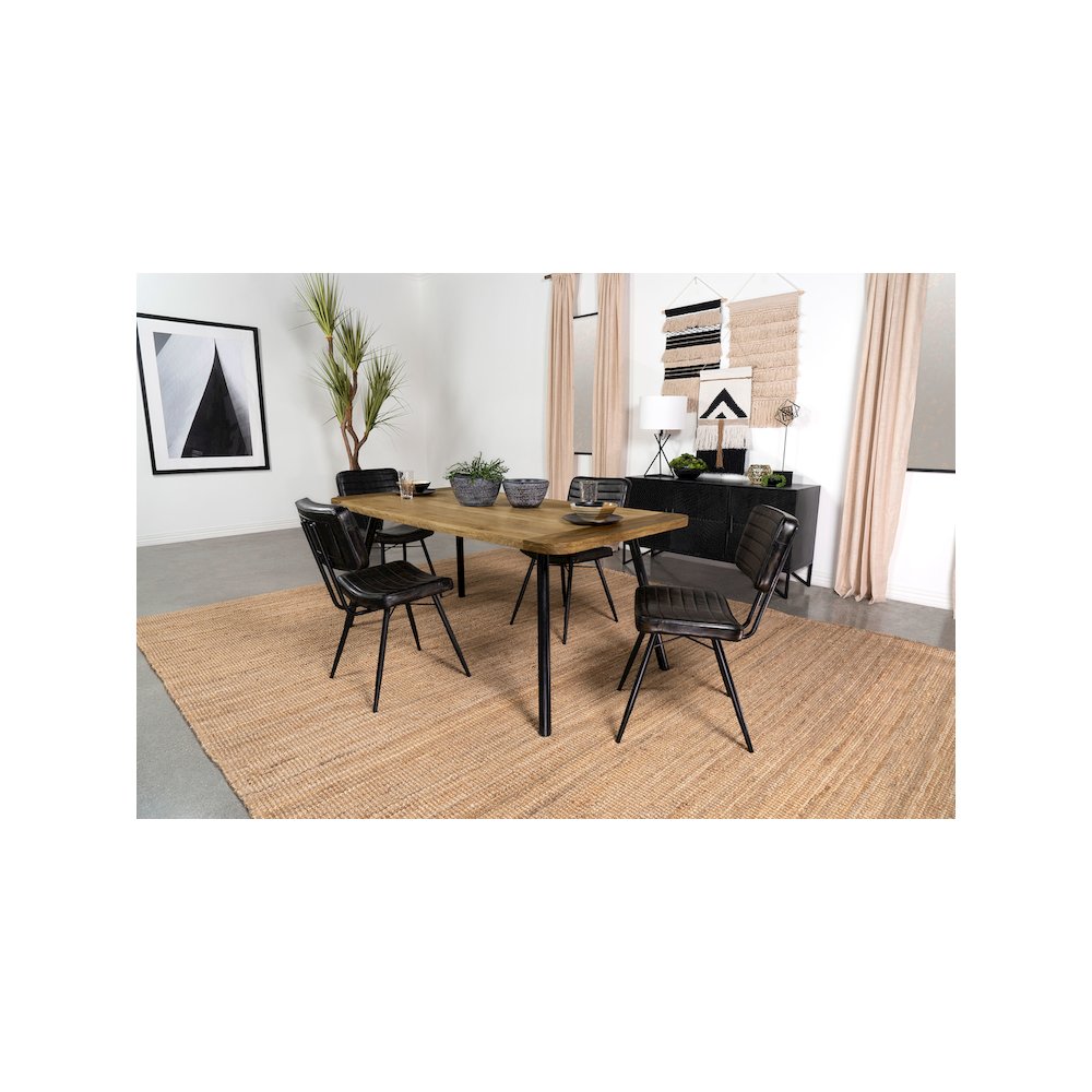 Maverick 70-inch Solid Wood Dining Table Natural Mango. Picture 8
