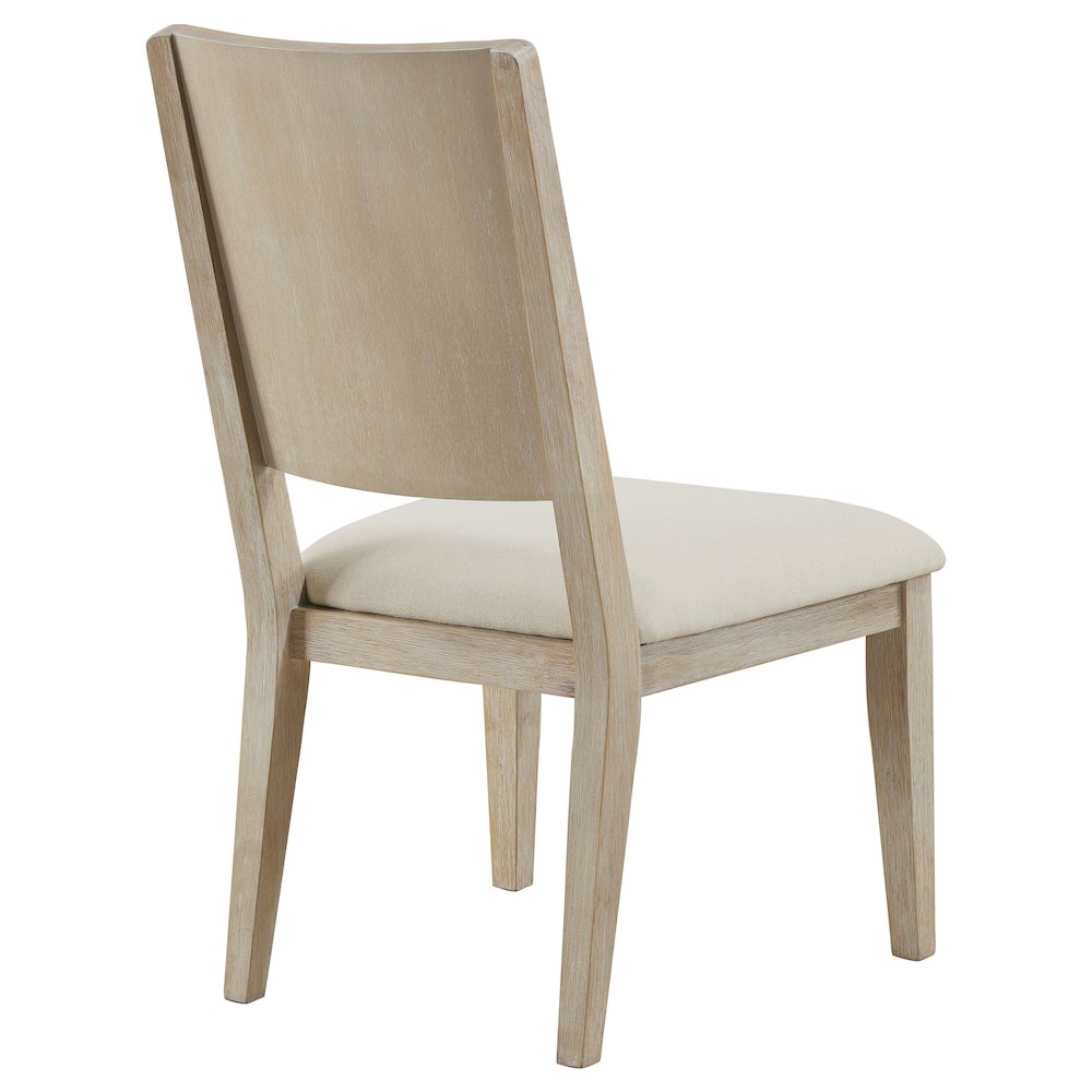 Trofello Cushioned Dining Side Chair White Washed (Set of 2). Picture 8