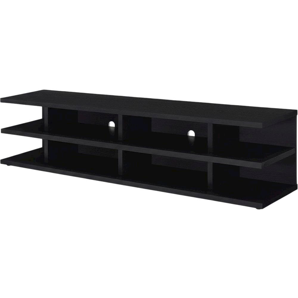 Black 78-Inch 2-Tier TV Stand Media Console with Contemporary Style. Picture 1