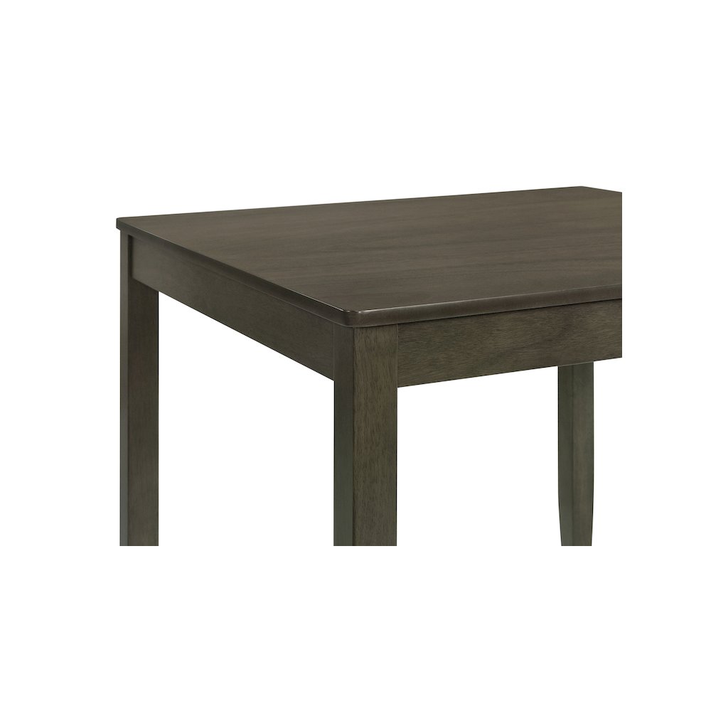 Parkwood 5-piece Square Dining Table Set Charcoal. Picture 11