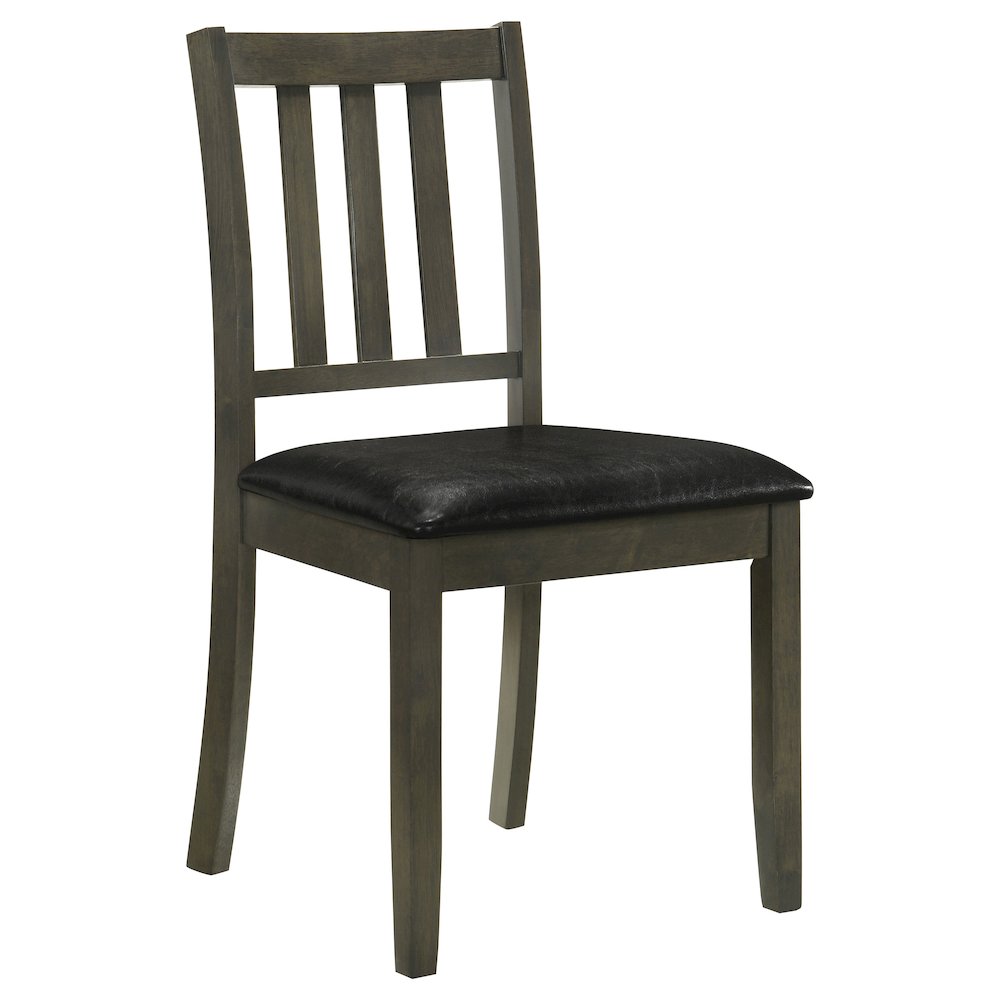 Parkwood 5-piece Square Dining Table Set Charcoal. Picture 4