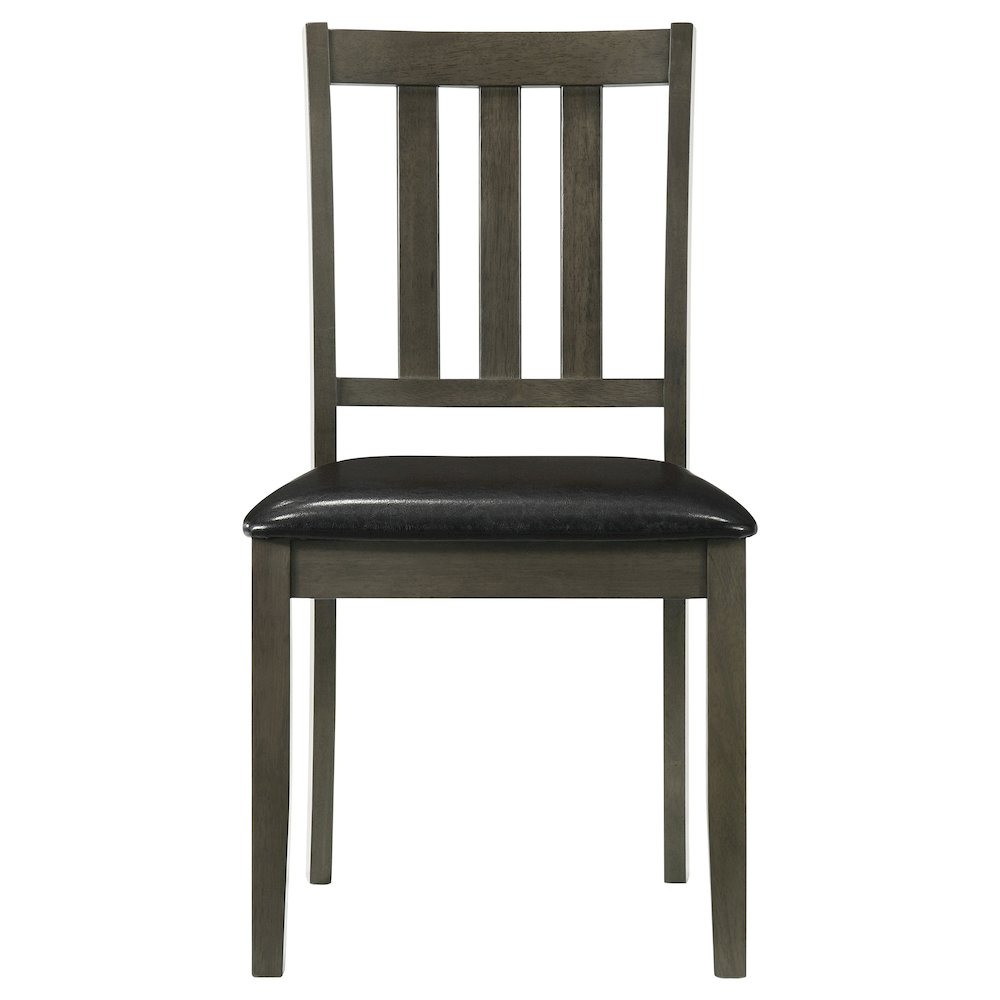 Parkwood 5-piece Square Dining Table Set Charcoal. Picture 5