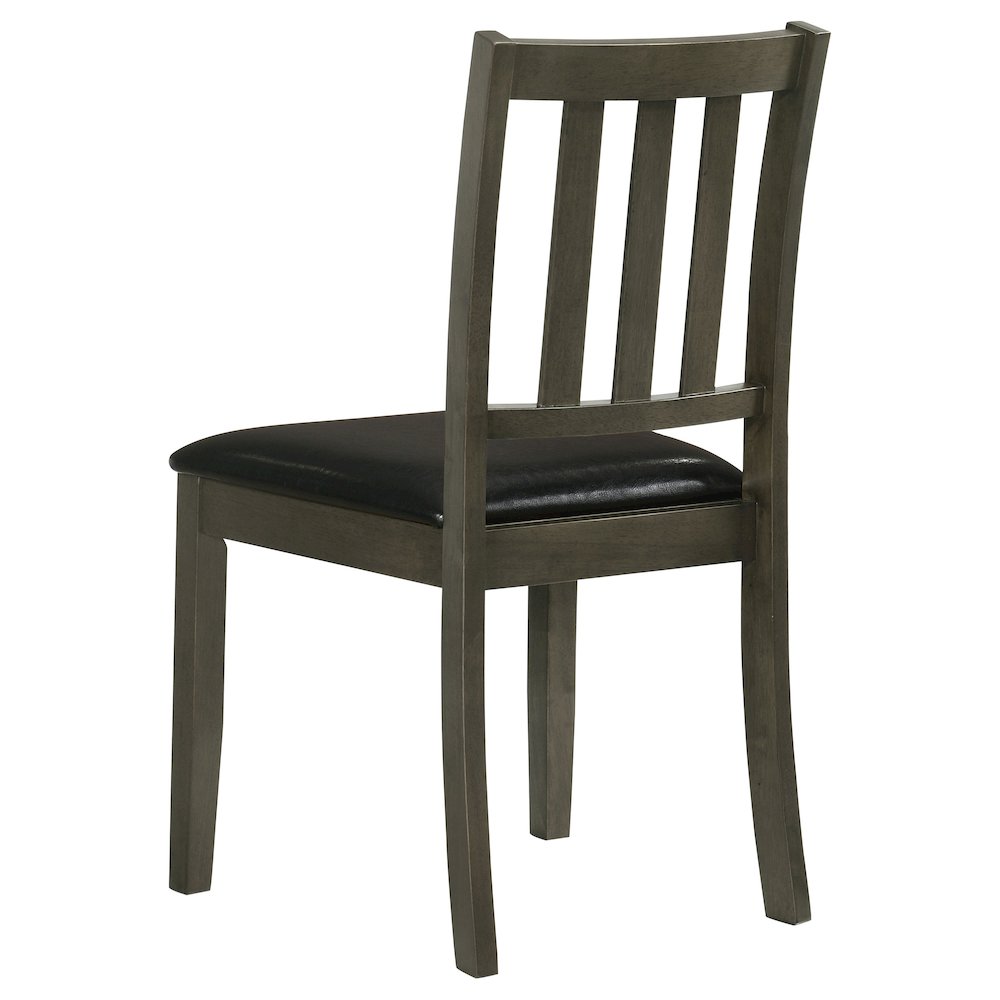 Parkwood 5-piece Square Dining Table Set Charcoal. Picture 6