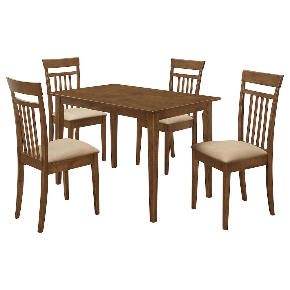 Robles 5-piece Rectangular Dining Table Set Chestnut. Picture 1