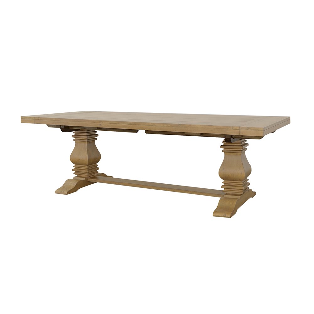 Florence 126-inch Extension Dining Table Rustic Honey. Picture 6