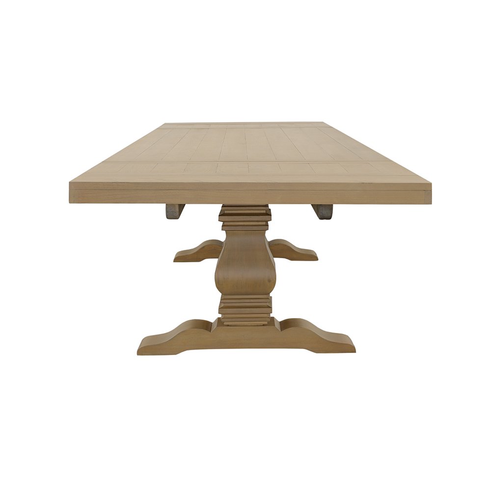 Florence 126-inch Extension Dining Table Rustic Honey. Picture 9