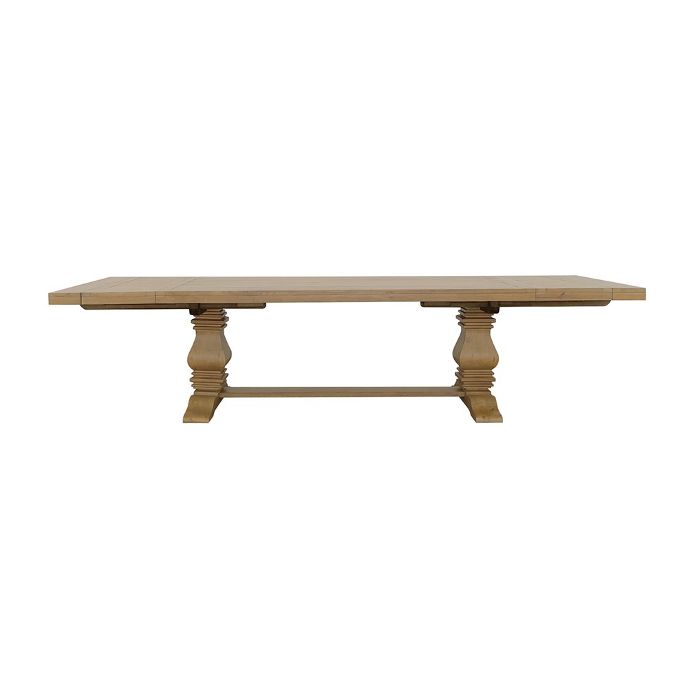 Florence 126-inch Extension Dining Table Rustic Honey. Picture 11