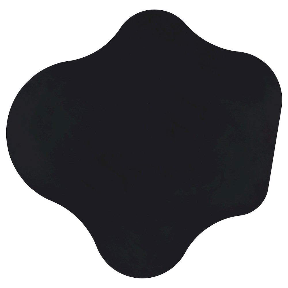 Keanu Curved 29-inch Cloud-Shaped Bistro Bar Table Black. Picture 10
