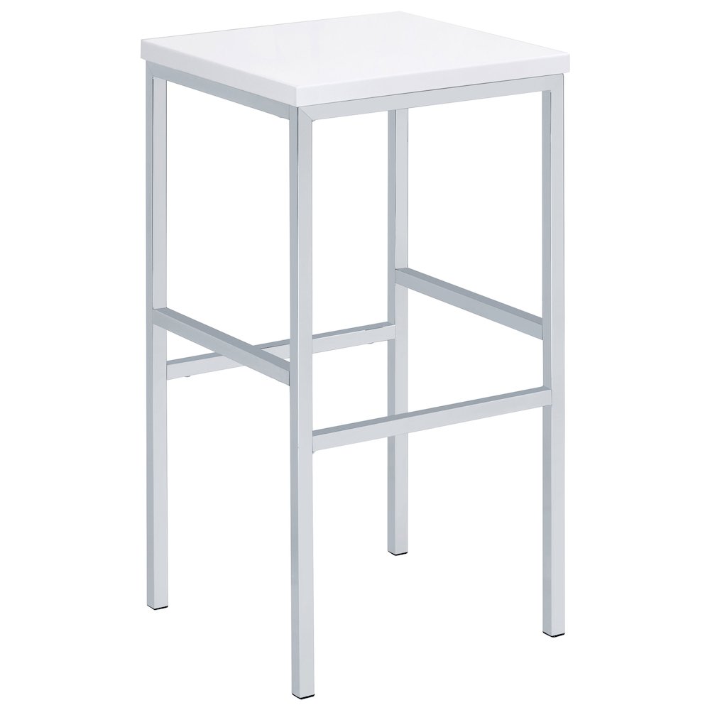 Natividad 5-piece Pub Height Bar Table Set White High Gloss. Picture 5