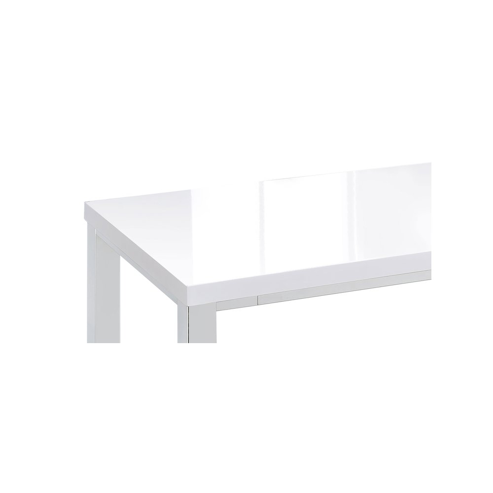 Natividad 5-piece Pub Height Bar Table Set White High Gloss. Picture 11