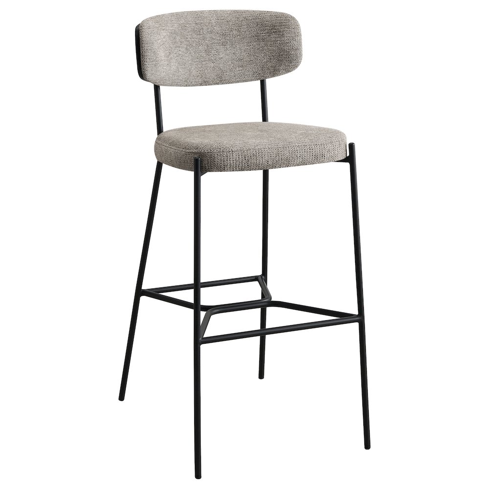 Elison Pub Height Bar Stool Light Brown (Set of 2). Picture 3