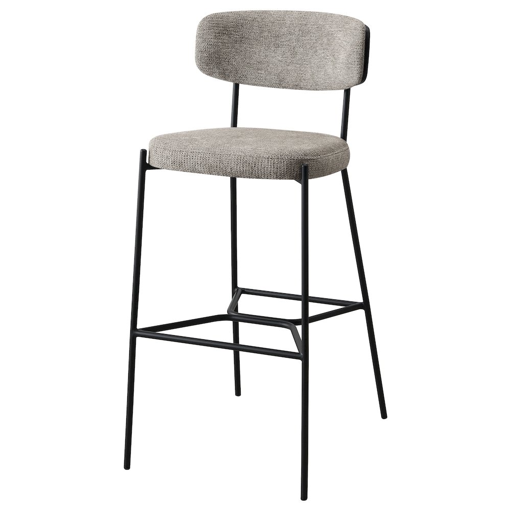 Elison Pub Height Bar Stool Light Brown (Set of 2). Picture 5
