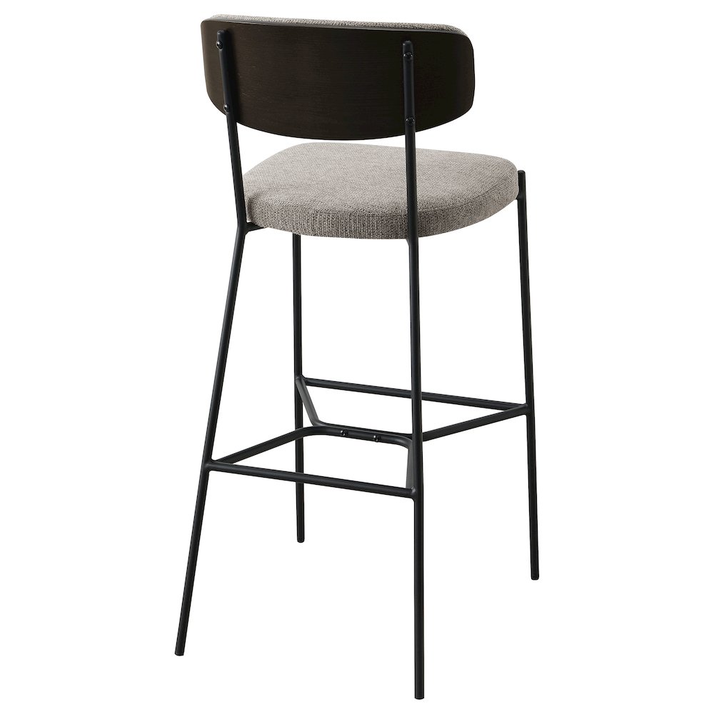 Elison Pub Height Bar Stool Light Brown (Set of 2). Picture 8