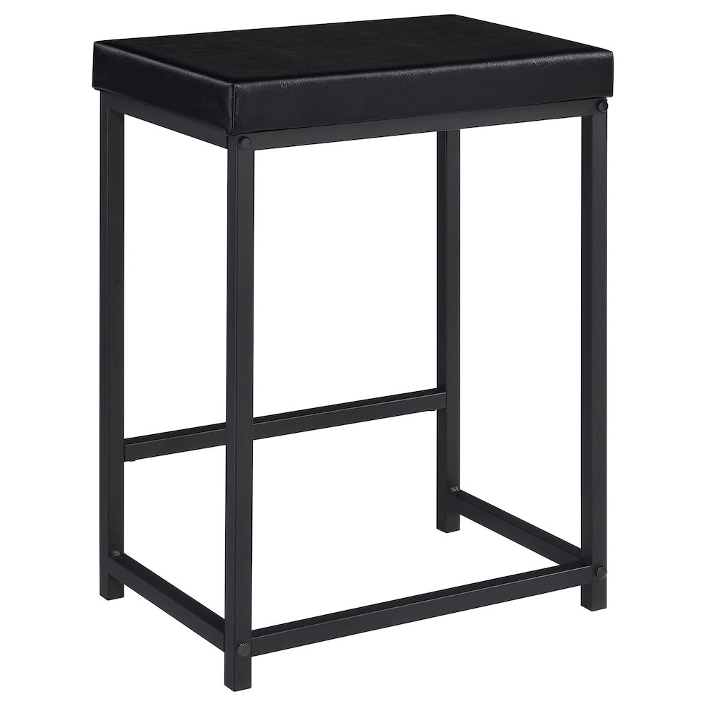 Hawes 4-piece Multipurpose Counter Height Table Set Black. Picture 7