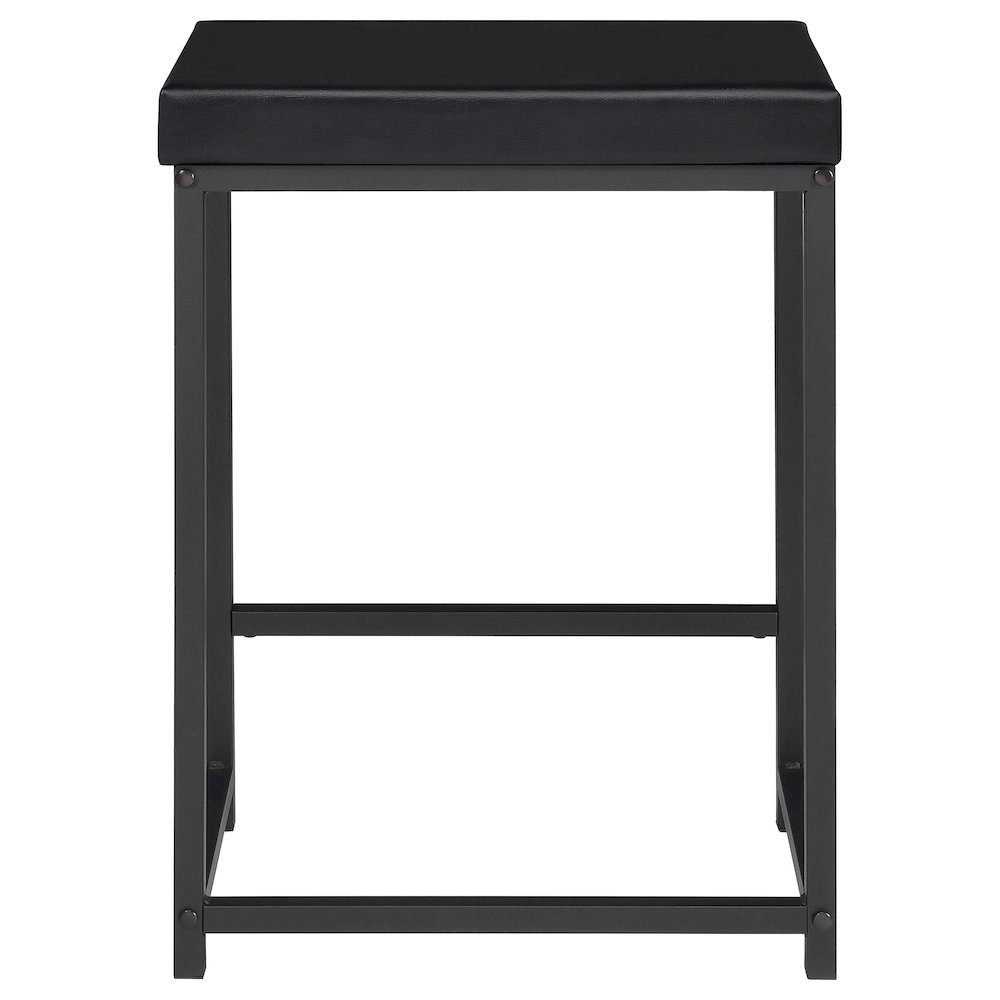 Hawes 4-piece Multipurpose Counter Height Table Set Black. Picture 8