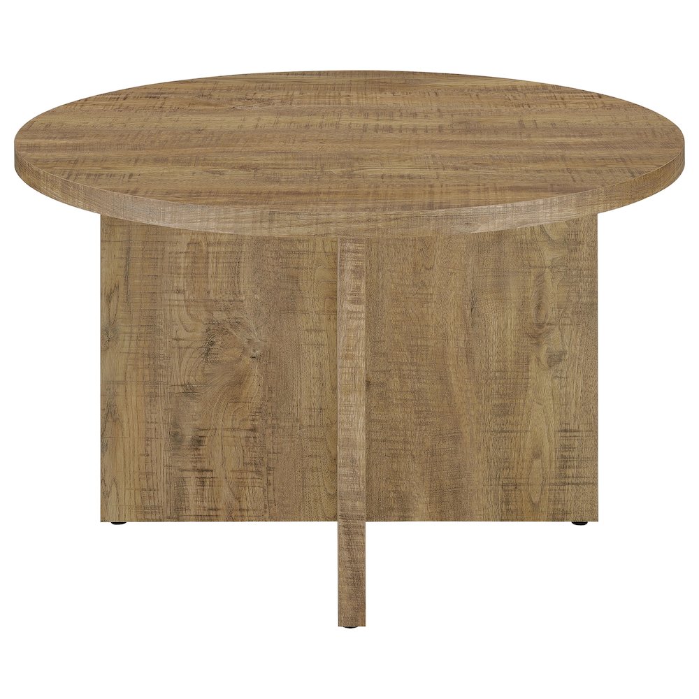 Jamestown Round 47-inch Composite Wood Dining Table Mango. Picture 3