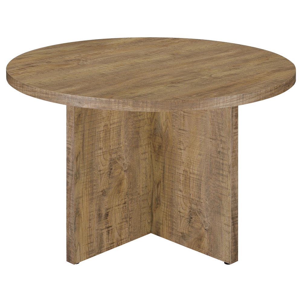 Jamestown Round 47-inch Composite Wood Dining Table Mango. Picture 5