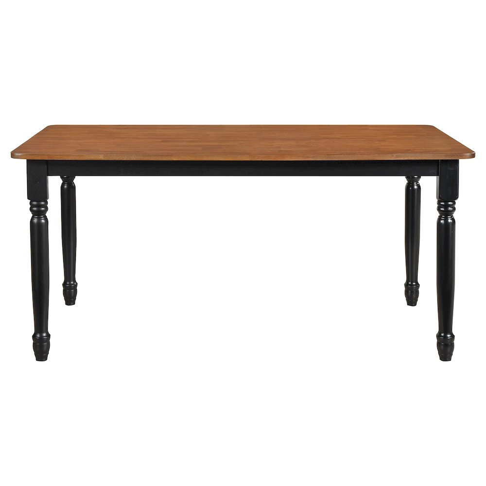 Hollyoak Rectangular 63-inch Wood Dining Table Walnut. Picture 3