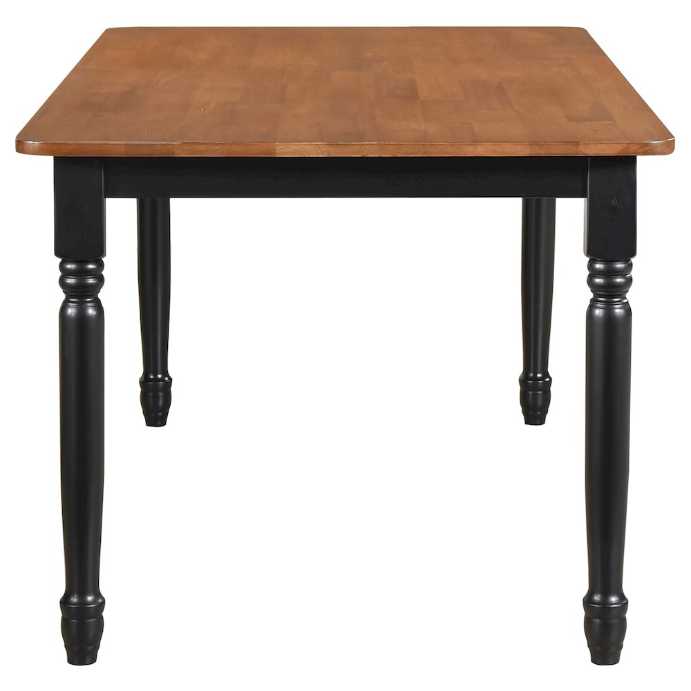 Hollyoak Rectangular 63-inch Wood Dining Table Walnut. Picture 4